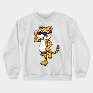 Cool Leopard Crewneck Sweatshirt